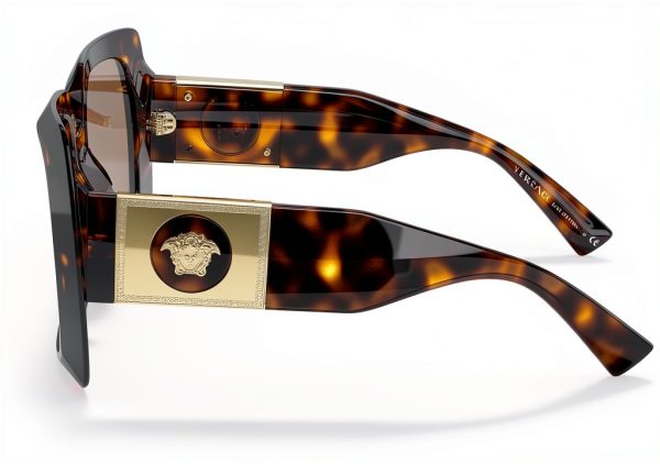 Versace Womens Sunglasses Havana Color Designer Eyewear-3