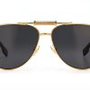 Pilot Sunglasses Gold X-Large Unisex Full Rim Frame-1