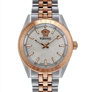 Versace Womens Watch Two Tone Silver Dial 36mm-0