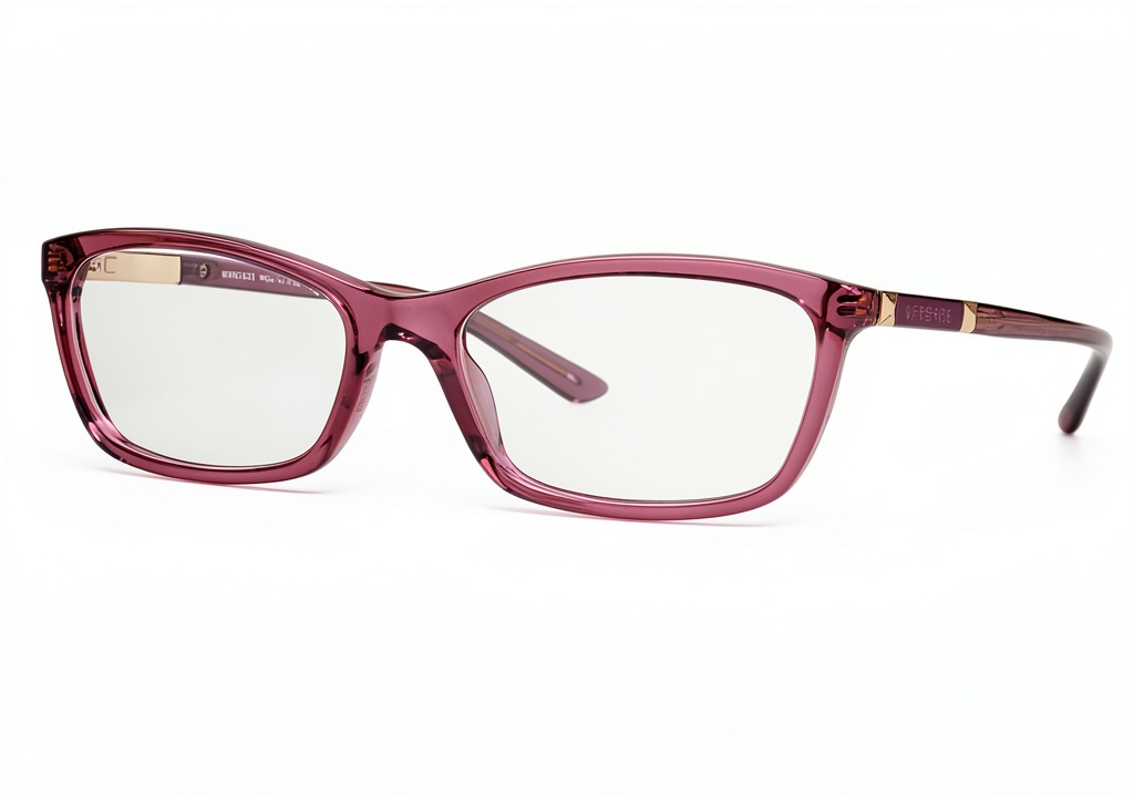 Versace VE3186 eyeglasses showing rectangular frame and gold accents