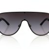Versace Womens Sunglasses Semi Rim Frame Light Grey Gradient-2