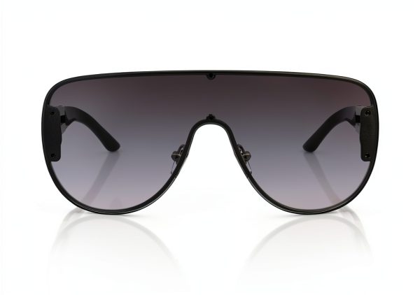 Versace Womens Sunglasses Semi Rim Frame Light Grey Gradient-2