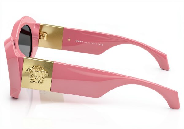 Women Sunglasses Full Rim Frame Pink Medium Size-1