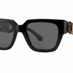 Square Sunglasses Women Non Polarized Black Frame-0