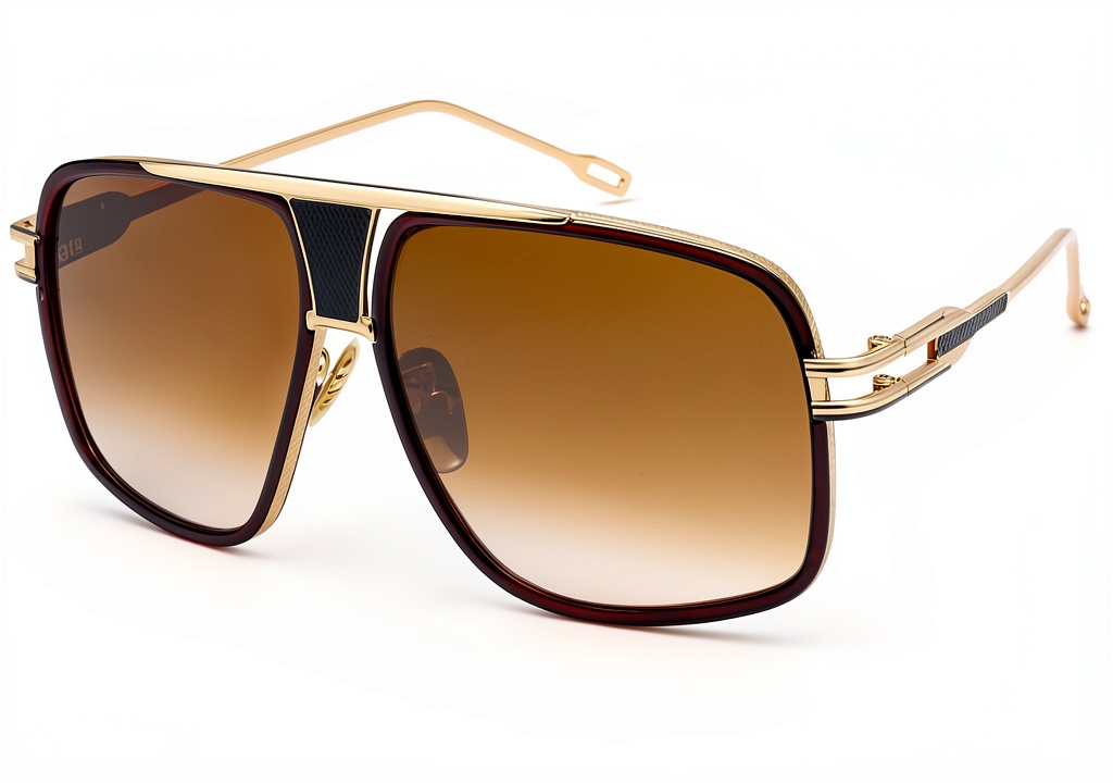 Unboxing Tskestvy Men’s UV400 Gradient Sunglasses on a kitchen counter