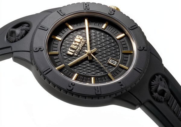 Versus Versace Mens Watch Blue Silicone Strap Quartz-2