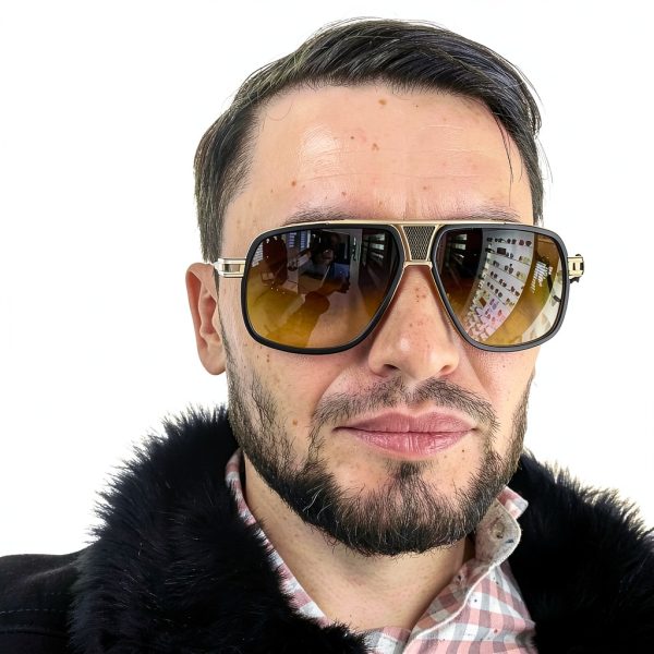Tskestvy Mens Sunglasses UV400 Protection Gradient Colors-3