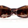 Women Sunglasses Full Rim Frame Havana Medium Size-2