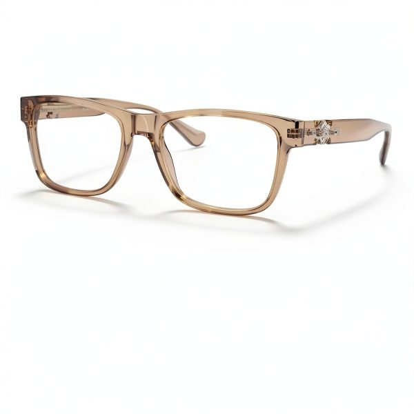Versace Mens Eyeglasses Rectangle Design Lightweight Comfort-5