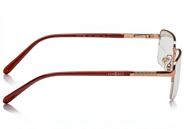 Versace Womens Eyewear Frames Metal Bronze Square Design-2