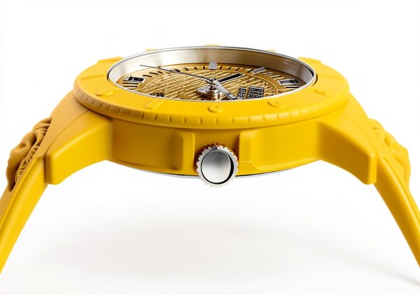 Versus Versace Yellow Mens Watch Quartz Movement Luxury-1