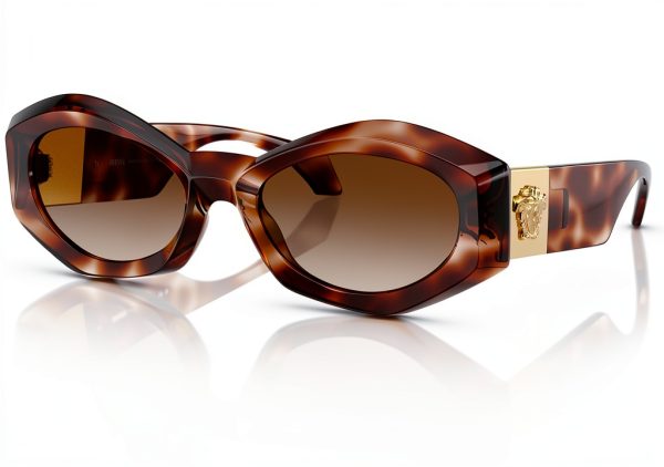 Women Sunglasses Full Rim Frame Havana Medium Size-1