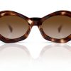 Women Sunglasses Full Rim Frame Havana Medium Size-4
