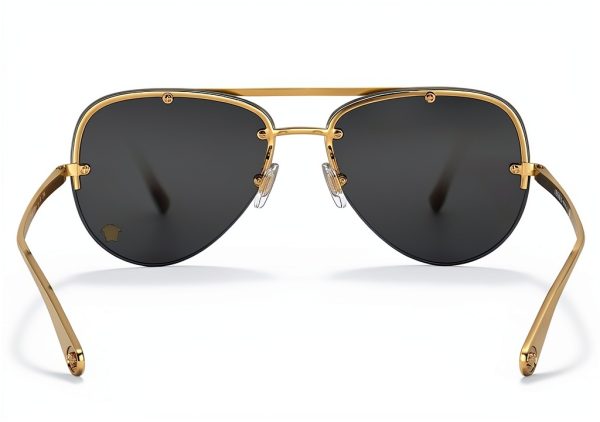 Versace Gold Sunglasses Women UV Protection Fashion-2