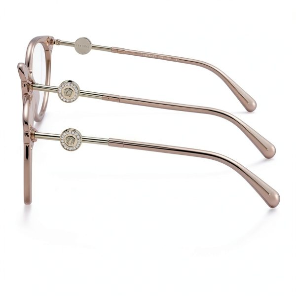 Versace Pink Acetate Eyeglasses Women Phantos Design-2