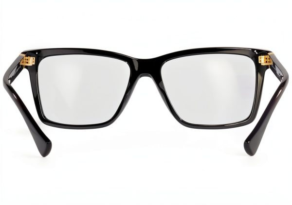 Luxottica Mens Eyewear Frames Acetate Rectangle Transparent-1