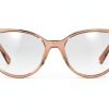 Luxottica Acetate Eyewear Frames Transparent Pink Unisex-1