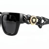 Square Sunglasses Women Non Polarized Black Frame-2
