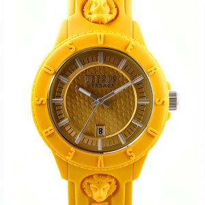 Versus Versace Yellow Mens Watch Quartz Movement Luxury-0