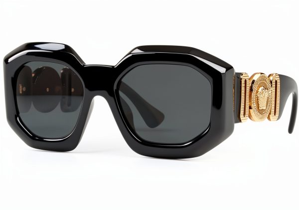VE4424U GB187 Sunglasses 56mm Black White Womens Mens-3