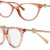 Versace Pink Acetate Eyeglasses Women Phantos Design-0