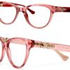 Versace Womens Eyeglasses Cat Eye Design Lightweight Comfort-0