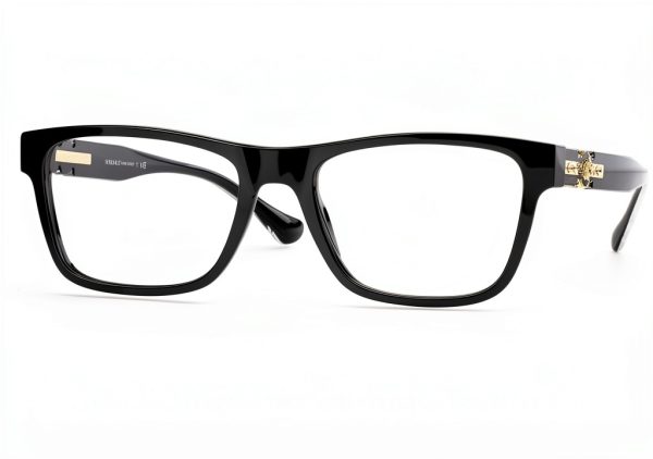 Versace Mens Eyeglass Frame Black VE3303 55mm Demo Lens-0