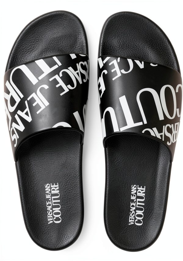 Versace Jeans Couture Slide Sandals Open Toe Slip On-2
