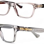 Versace Mens Eyeglasses Rectangle Design Lightweight Comfort-0
