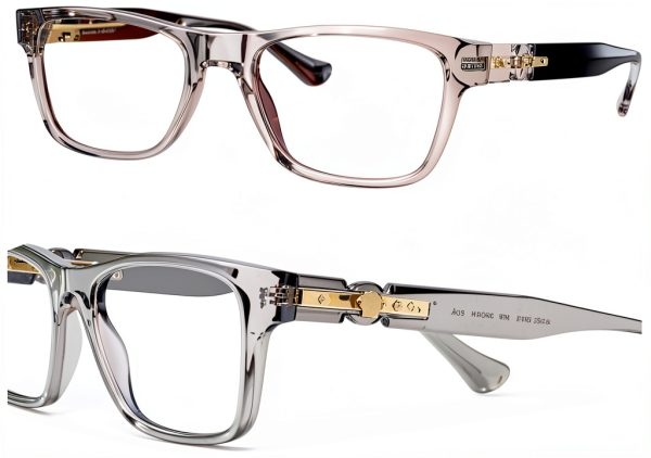 Versace Mens Eyeglasses Rectangle Design Lightweight Comfort-0