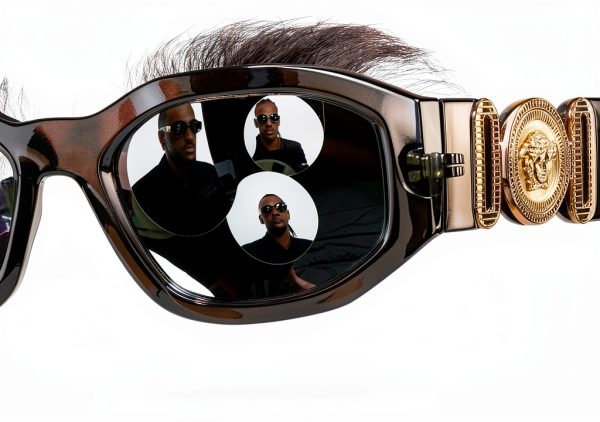 Versace Womens Eyewear Frames Metal Bronze Square Design-4