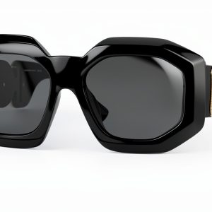 VE4424U GB187 Sunglasses 56mm Black White Womens Mens-0