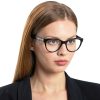 Versace Womens Eyeglasses Cat Eye Design Lightweight Comfort-7