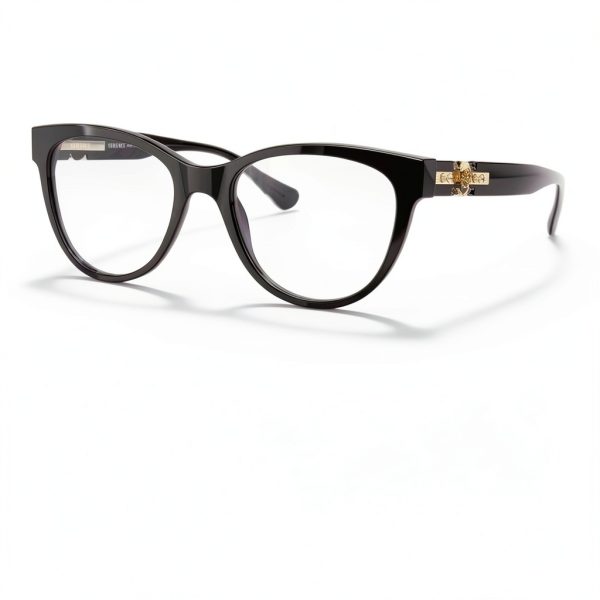 Versace Womens Eyeglasses Cat Eye Design Lightweight Comfort-5