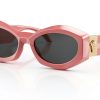 Women Sunglasses Full Rim Frame Pink Medium Size-0