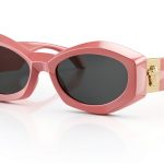 Women Sunglasses Full Rim Frame Pink Medium Size-0