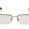 Versace Womens Eyewear Frames Metal Bronze Square Design-1