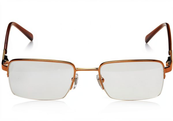 Versace Womens Eyewear Frames Metal Bronze Square Design-1