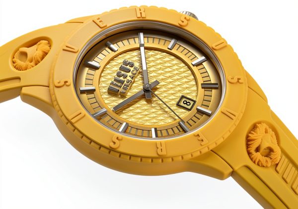Versus Versace Yellow Mens Watch Quartz Movement Luxury-2