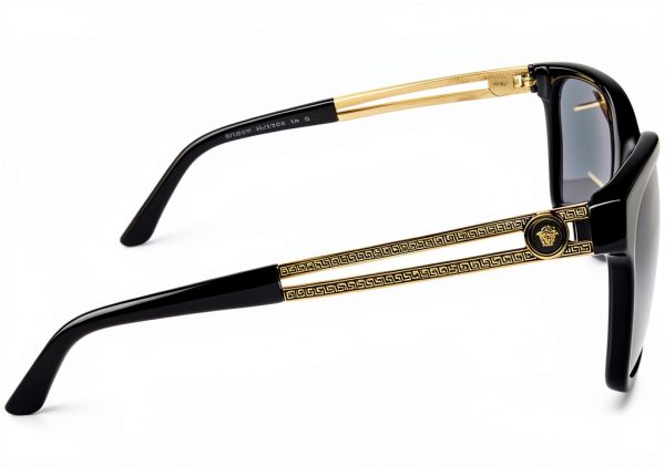 Versace Womens Sunglasses Square Frame Grey Lens-2