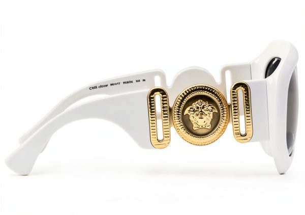 Women Sunglasses Full Rim Frame Black White 56-18-145-2