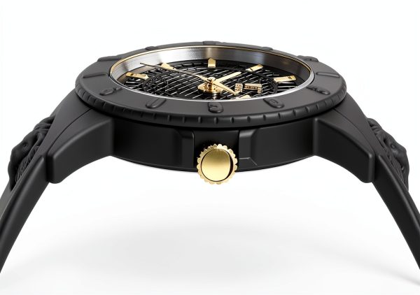 Versus Versace Mens Watch Blue Silicone Strap Quartz-1
