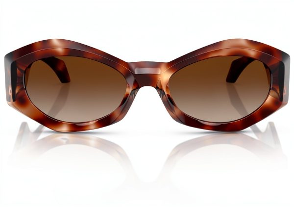 Women Sunglasses Full Rim Frame Havana Medium Size-0