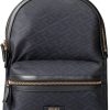 Versace Leather Briefcase Backpack Convertible Mens Business-0