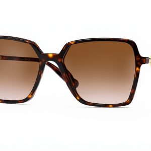 Versace Womens Sunglasses Havana Frame Brown Gradient Lens-0