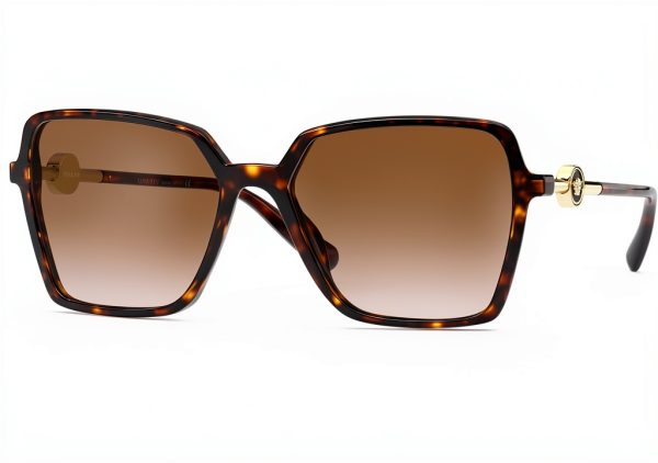 Versace Womens Sunglasses Havana Frame Brown Gradient Lens-0