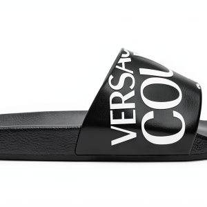 Versace Jeans Couture Slide Sandals Open Toe Slip On-0
