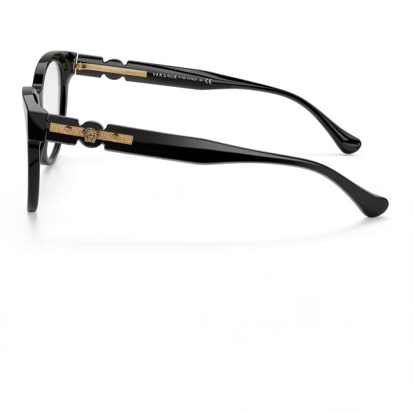 Versace Womens Eyeglasses Cat Eye Design Lightweight Comfort-2