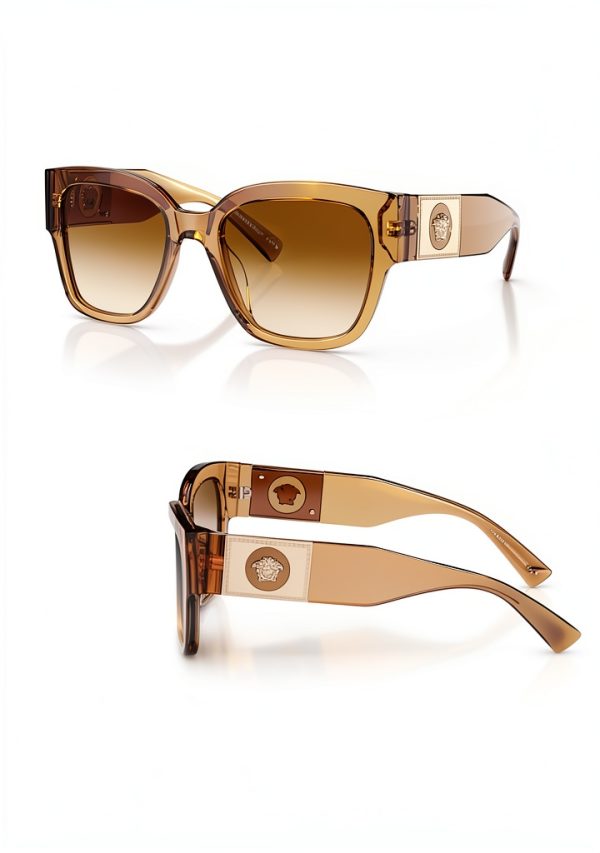 Versace Women Sunglasses Square Acetate Polarized VE4437U-4