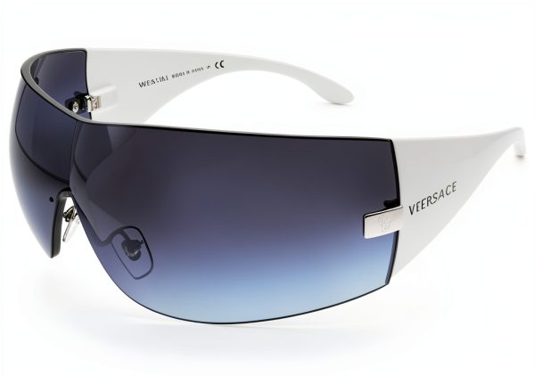 Versace Womens Sunglasses Silver Glasses UV Protection-0